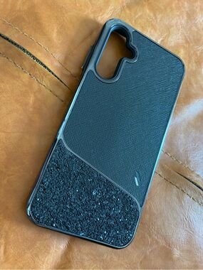 Adventure Samsung Galaxy 15 Phone Cover Black Glitter